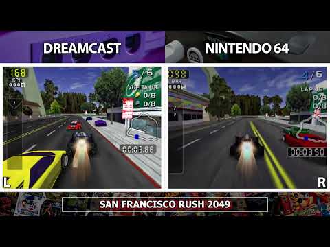 Nintendo 64 vs Dreamcast | San Francisco Rush 2049