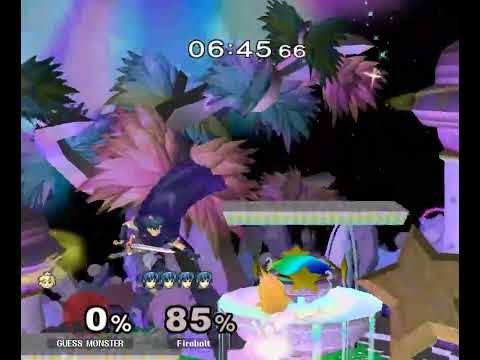 Monday Night Shenanigans #4 - Firebolt (Marth) Vs. strange individual (Fox, Peach) - Winners Finals