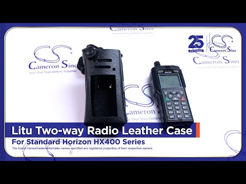 Leather Case for Standard Horizon HX400 Two-way Radio by Litu