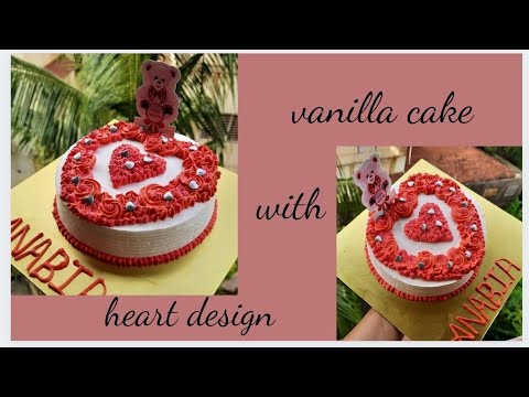 vanilla cake | cake design | easy cake tutorial | cake | #cake #youtube