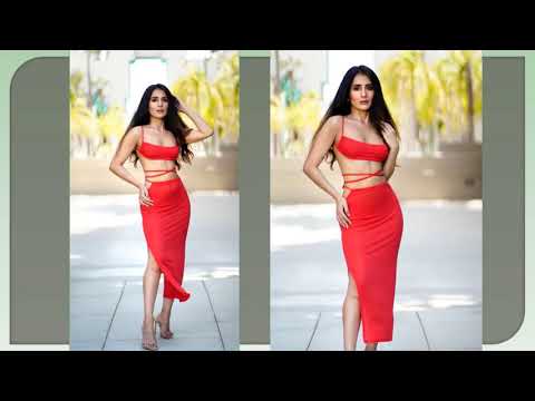 Demi Mann Wear Red Dress