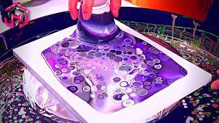 BEAUTY OF ONE COLOR - Acrylic Pouring and Fluid Art Techniques for Therapy at Home