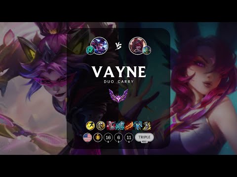 Vayne ADC vs Xayah - NA Master Patch 13.4