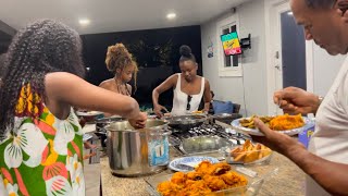 Backyard cooking at Airbnb in Miami / outdoor cooking