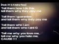 XV UFC Lyrics 