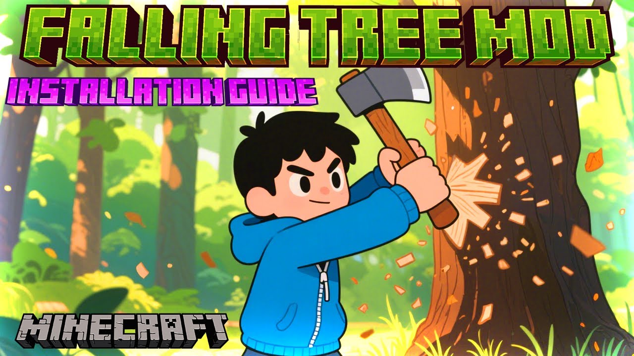 How to Install Falling Tree Mod in Minecraft 1.21.7 (With Shaders & Fabric)