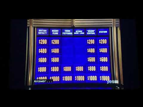 Jeopardy, Million Dollar Masters Tournament Day 9 - 1st Daily Double (5/13/02)