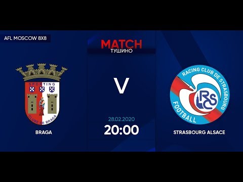 AFL20. France. Ligue 1. Day 1. Braga - Strasbourg Alsace.