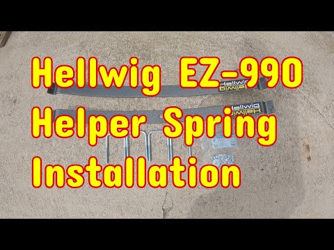 Hellwig Helper Spring EZ-990 Install on a 1989 Chevy K1500|Get the sag out!