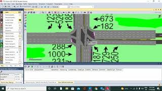 Creating Signalized Intersection in VISSIM