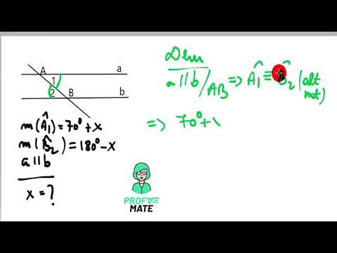 Drepte paralele tăiate de o secantă