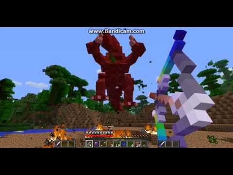 Minecraft Modded Battles: Me vs. Mobzilla
