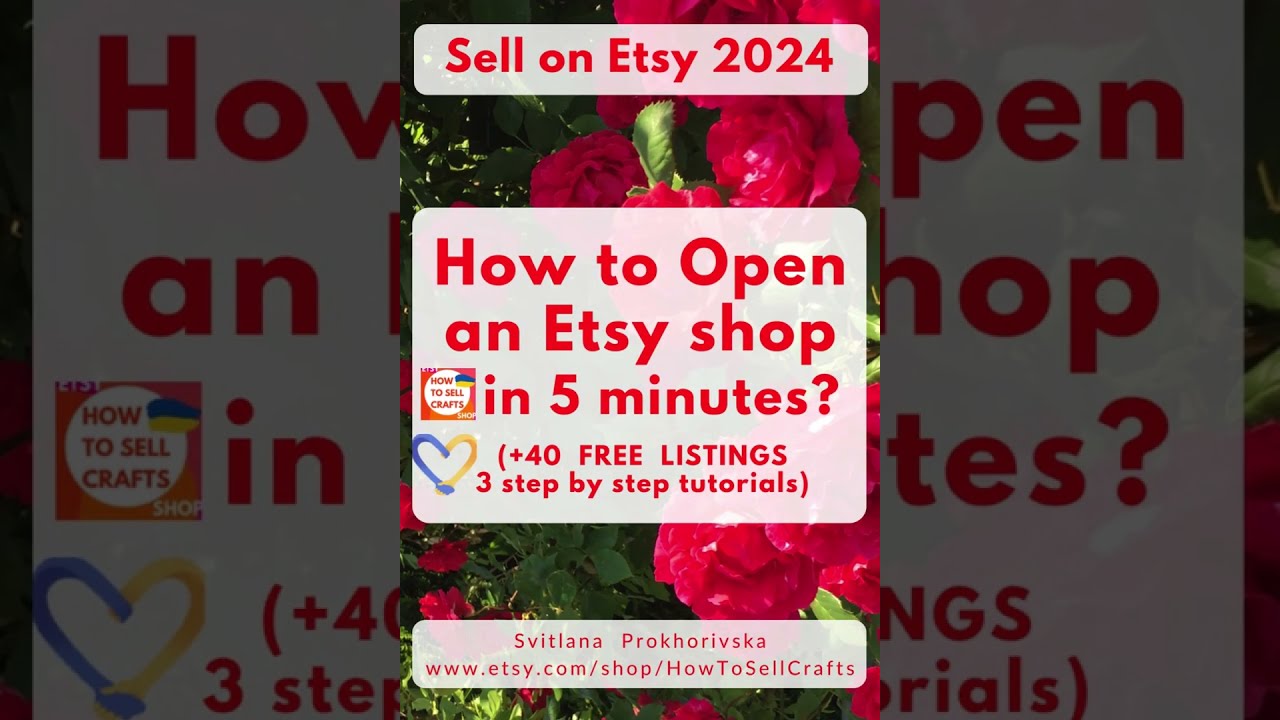 How to sell on Etsy 2026? How to open an Etsy shop 2026? UPDATED  #etsy
