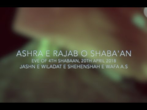 Eve of 4th Shabaan 1439 - Maulana Taqi Mehdavi