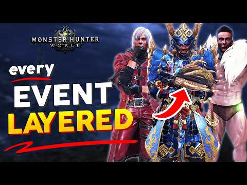 EVERY EVENT LAYERED ARMOR SET in Monster Hunter World & Iceborne | MHW Guide 2024