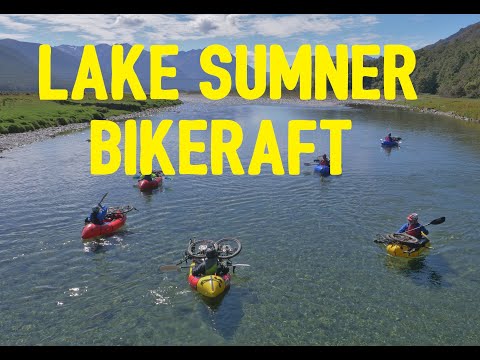 Lake Sumner Bikeraft.