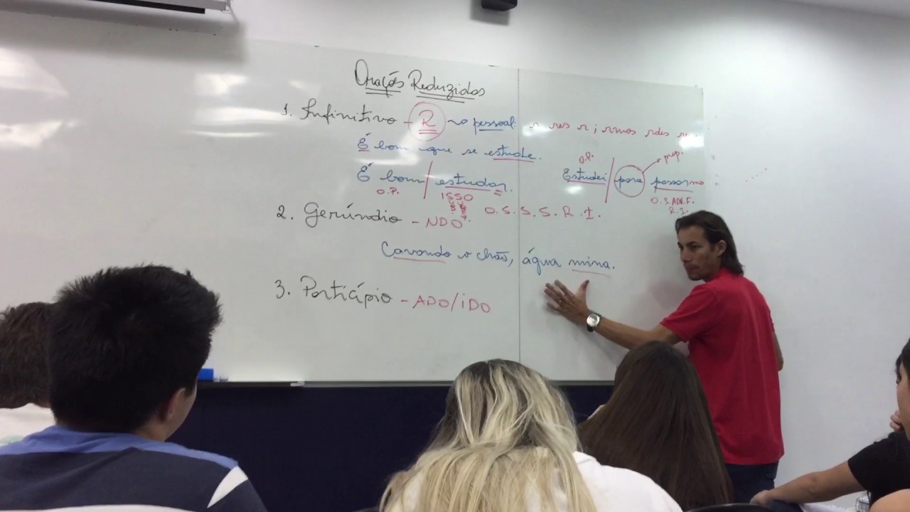 Aula Sensacional  ORAÇÕES REDUZIDAS com Rodrigo Sales na Revisão Sensacional de Medicina!