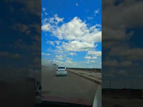 Obras entre Quarto Centenário e Goioerê,  a rodovia está sendo pavimentada com concreto.  #viagem