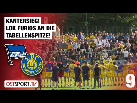 Goal machine Lok! 7 for the top spot! Hertha BSC II vs. Lok Leipzig | Regionalliga Nordost