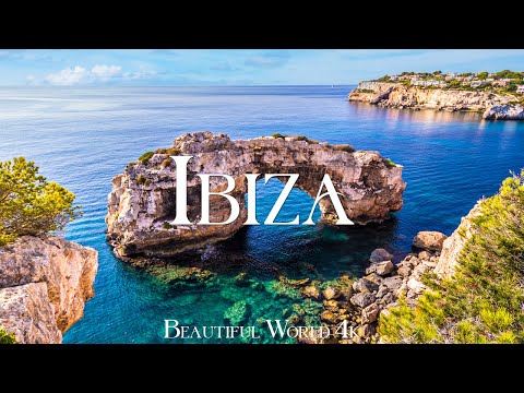 Ibiza 4K Drone Nature Film - Calming Piano Music - Natural Landscape