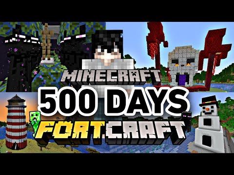 Insane FortCraft Survival: 500 Days on Minecraft SMP