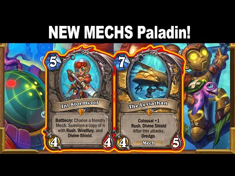 New Mechs Paladin Is BROKEN? This Deck Is Really Promising! Voyage to the Sunken City | Hearthstone