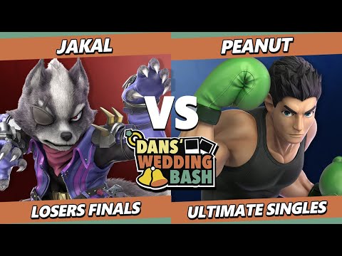 Dan's Wedding Bash! LOSERS FINALS - Jakal (Wolf) Vs. Peanut (Little Mac) Smash Ultimate - SSBU