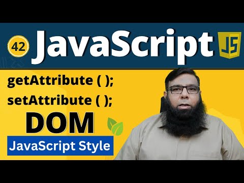 Getattribute And Setattribute In Javascript Javascript Style Guide Class 42