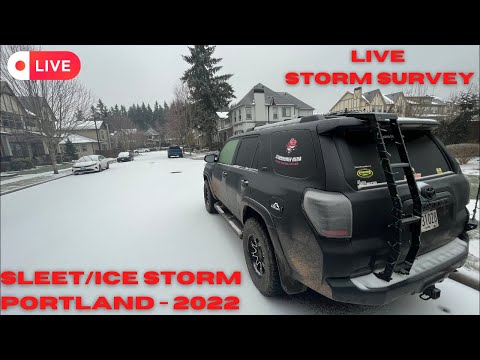 ICE/SNOW STORM Survey! - Portland, Oregon (12/23/2022 - As it Was)