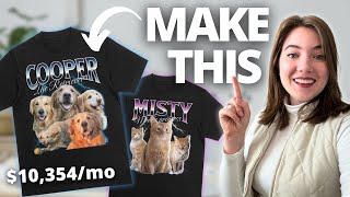 How to Make a VIRAL Bootleg 90s T-Shirt (Easy Beginner Tutorial) to Sell on Etsy & Amazon Merch