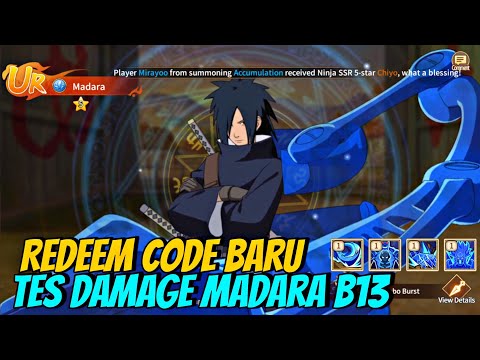 DAMAGENYA NGERI! UPGRADE Star MADARA Jadi B13 & Redeem NEW GIFTCODE - BATTLE KONOHA HVN