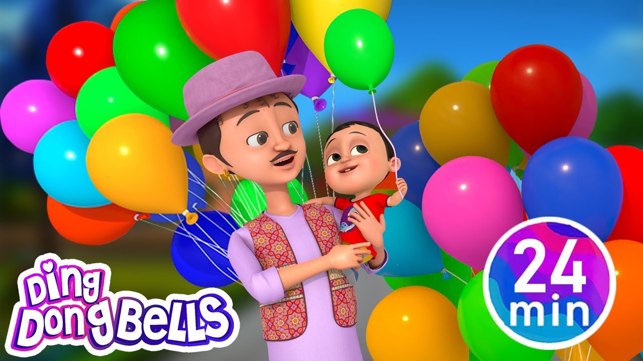 Gubbare Wala - गुब्बारे वाला  + More Nursery Rhymes & Kids Songs | Hindi Rhymes for Toddlers