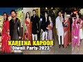 Kareena Kapoor Diwali Party 2023 Alia Bhatt Ranbir Kapoor Sara Ali Khan IBRAHIM ALI KHAN