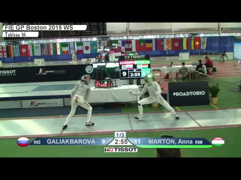 FE W S Individual Boston GP 2015 T16 01 red MARTON HUN vs GALIAKBAROVA  RUS