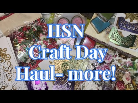 HSN Craft Day Haul-The Rest of It! All the Anna Griffin Goodies!