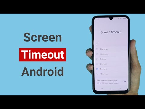 How to Change Screen Timeout Settings on Android