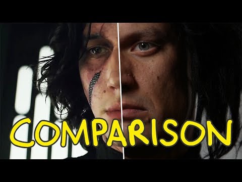 Star Wars: The Last Jedi - Homemade Side by Side Comparison Video