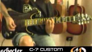 Video thumbnail for SCHECTER C-7 CUSTOM by Goldmusicsrl
