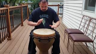 Video thumbnail for Remo Mondo Designer Series Key-Tuned Djembe by Ken Turner