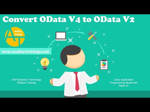 Convert SAP OData V4 to OData V2 | SAP CAPM Training on Business Application Studio | SAP BTP Tutori