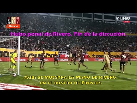 FIN DE LA POLEMICA. SI HUBO PENAL. DE RIVERO CONTRA FUENTES. Fuente L1MAX.
