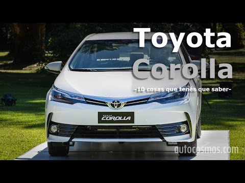 10 cosas que tenés que saber del renovado Toyota Corolla