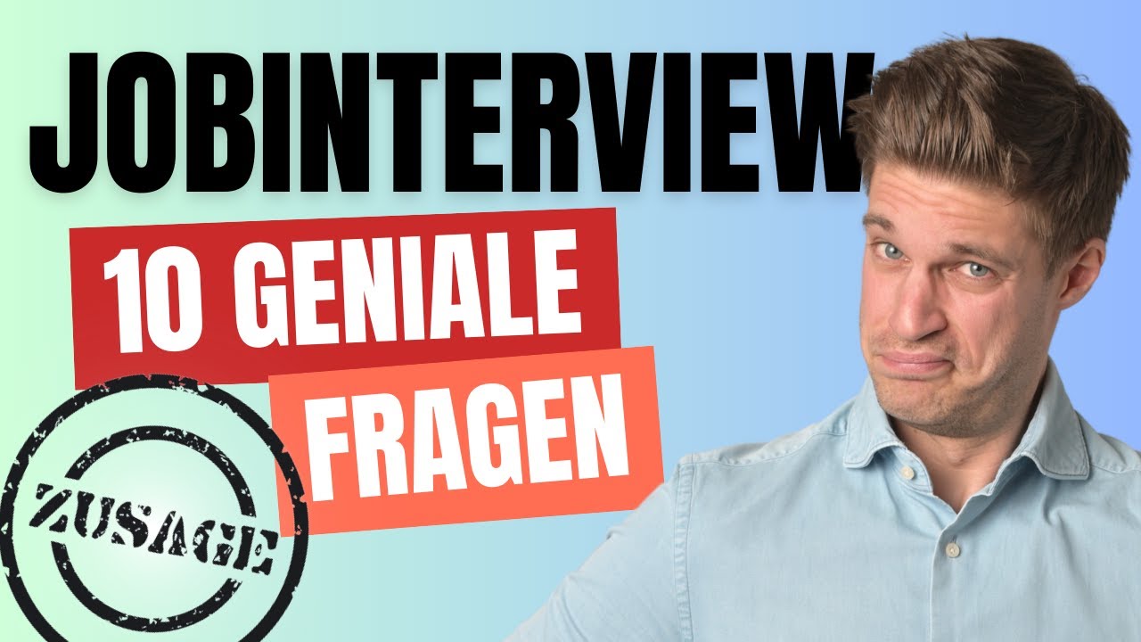 Stelle diese Fragen, um einen guten Eindruck zu machen