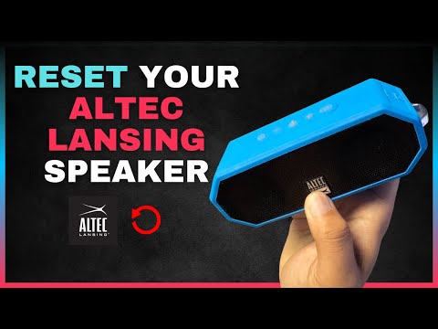 How to Reset Altec Lansing Speaker (Quick Fix)