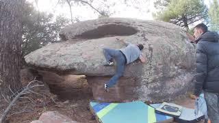 Video thumbnail de Diabulus, 6c. Albarracín