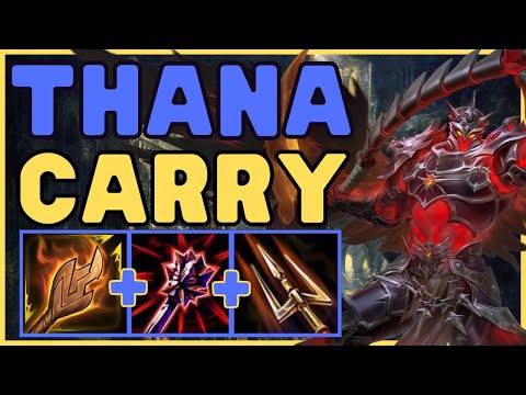 CARRYING MY RANKED GAMES WITH THIS- Thanatos Grandmasters Jungle