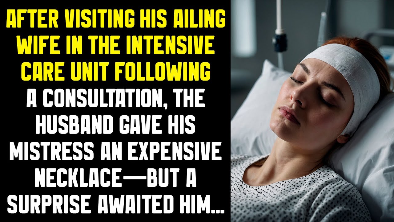 After visiting his ailing wife in the intensive care unit following a consultation, the husband gave