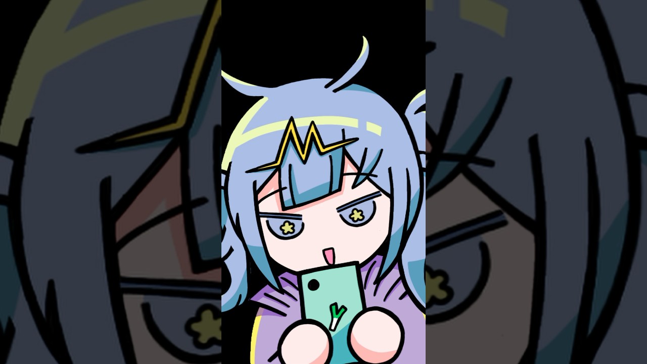 😨テレパシミクちゃん、誤爆😨 #hatsunemiku #illustration #ibispaintx  #shorts #イラスト #初音ミク