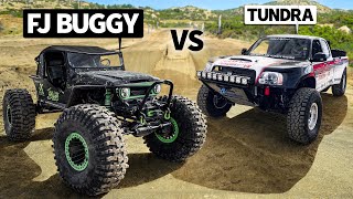 Hand-fabbed Twin Turbo Buggy vs LS-swapped Tundra with Nitrous // THIS vs THAT Off-Road