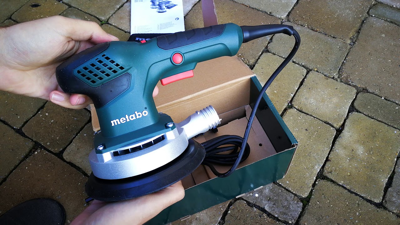 Metabo SXE 3150 ексцентришен шлайф 310W 150mm – видео